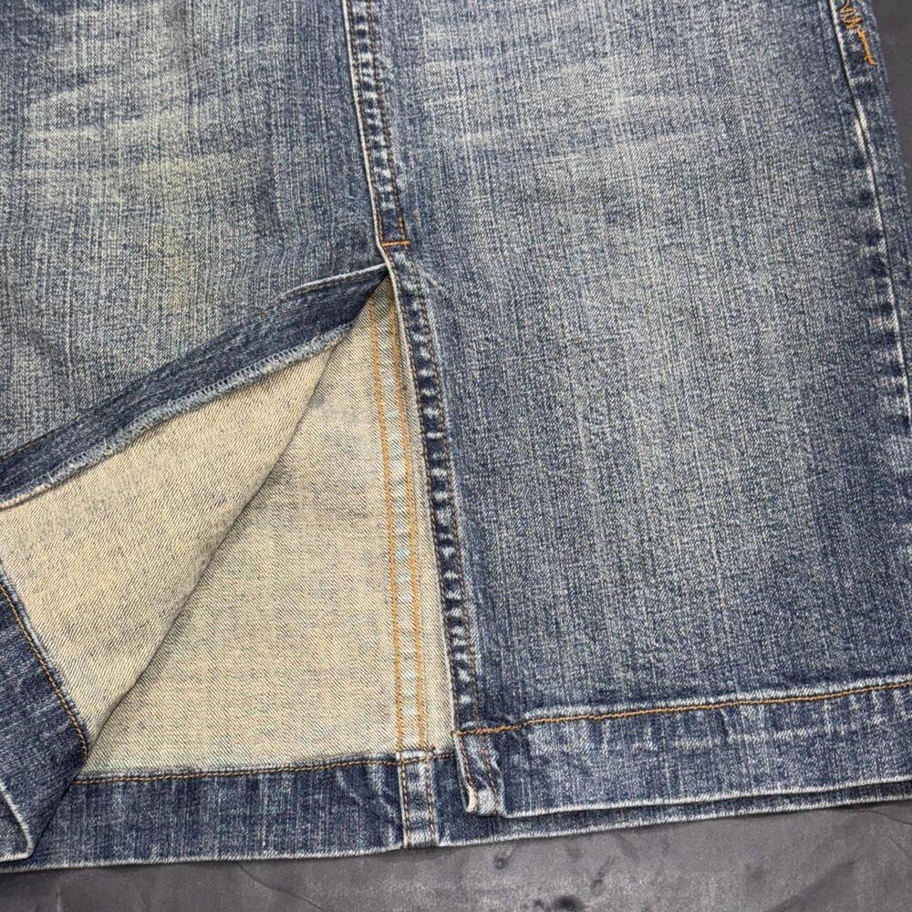 Vintage Y2K Nobo No Boundaries Denim Cowgirl Equestrian Embroidered Mini Skirt 5 - Picture 5 of 15